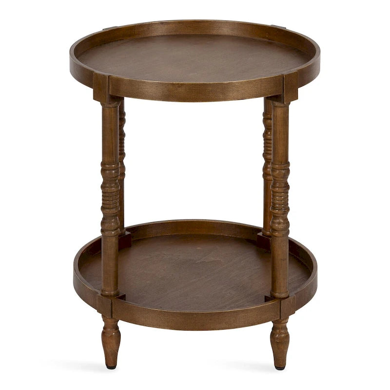 Kate and Laurel Bellport Runder Beistelltisch aus Holz