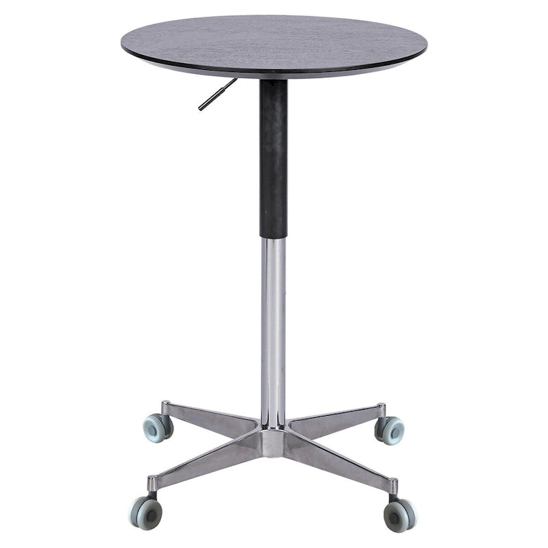 Beweglicher verstellbarer Bartisch Stehtisch 360° drehbar Thekenhöhe Aluminium-Sternfuß Beweglich für Stehpult Bistro