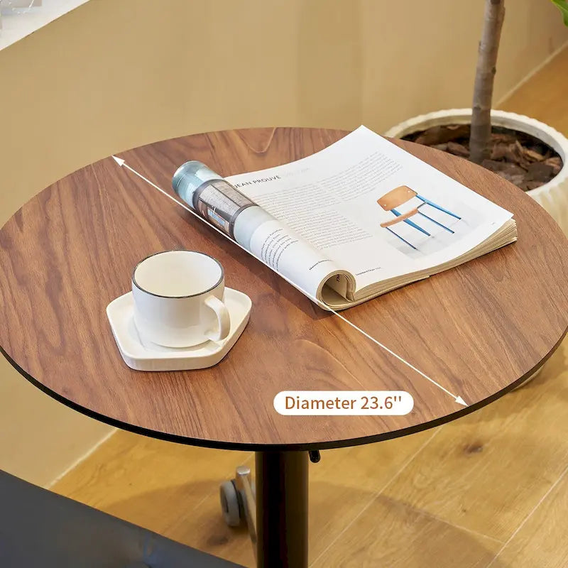 Beweglicher verstellbarer Bartisch Stehtisch 360° drehbar Thekenhöhe Aluminium-Sternfuß Beweglich für Stehpult Bistro