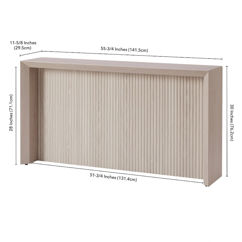 Piedmont 56 Breiter rechteckiger Konsolentisch – 55,75 breit