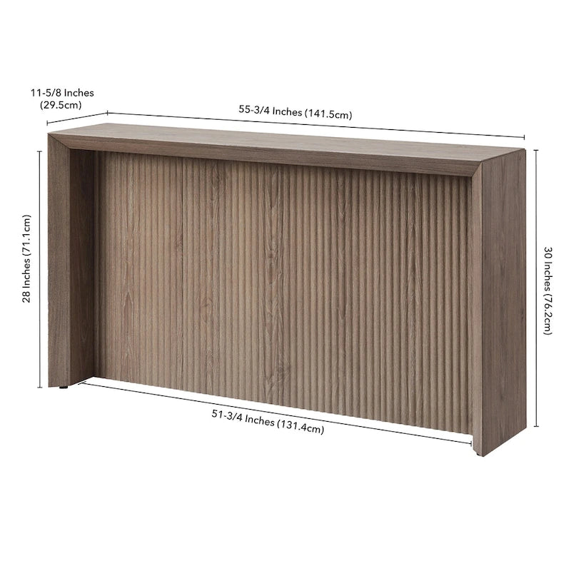 Piedmont 56 Breiter rechteckiger Konsolentisch – 55,75 breit