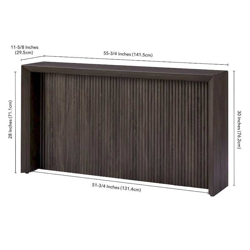 Piedmont 56 Breiter rechteckiger Konsolentisch – 55,75 breit