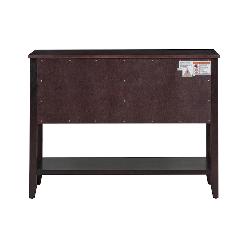 Cambridge Serie Vintage-Konsolentisch mit viel Stauraum und vier Schubladen
