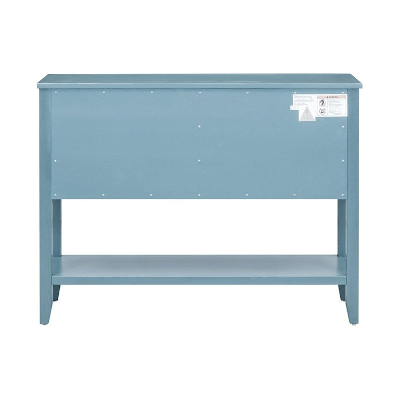 Cambridge Serie Vintage-Konsolentisch mit viel Stauraum und vier Schubladen