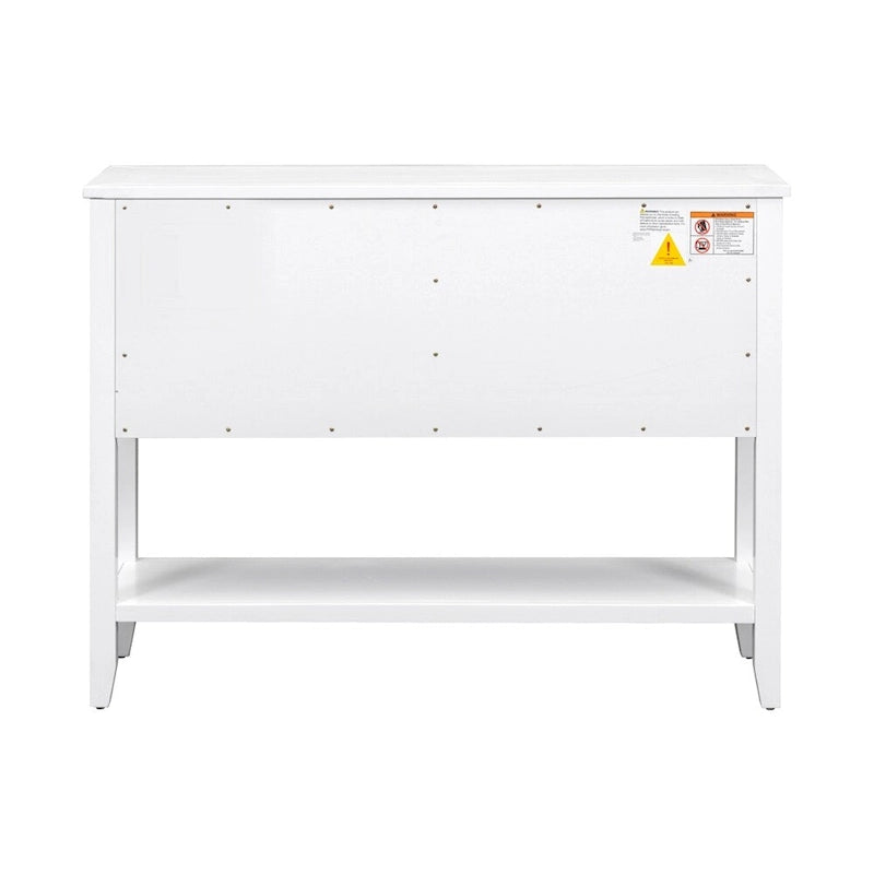 Cambridge Serie Vintage-Konsolentisch mit viel Stauraum und vier Schubladen