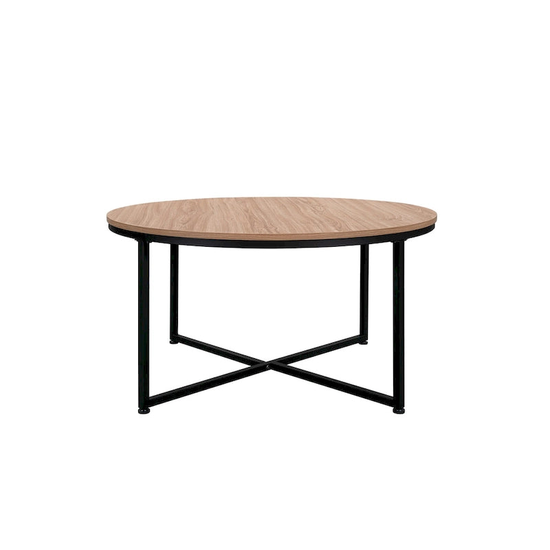 Moderner runder Couchtisch aus Metall