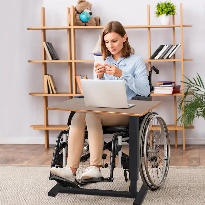 Rollbarer C-förmiger Laptop-Beistelltisch, verstellbarer Sofabeistelltisch, Nachttisch