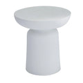 Magnesiumoxid Outdoor-Beistelltisch – Dunkelgrau oder Weiß – Roche River Decor