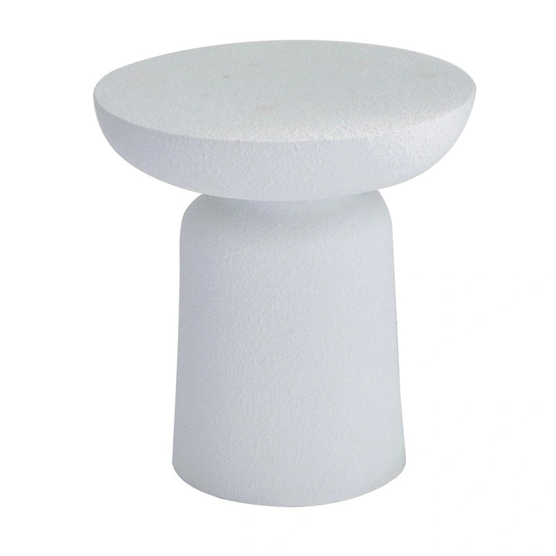 Magnesiumoxid Outdoor-Beistelltisch – Dunkelgrau oder Weiß – Roche River Decor