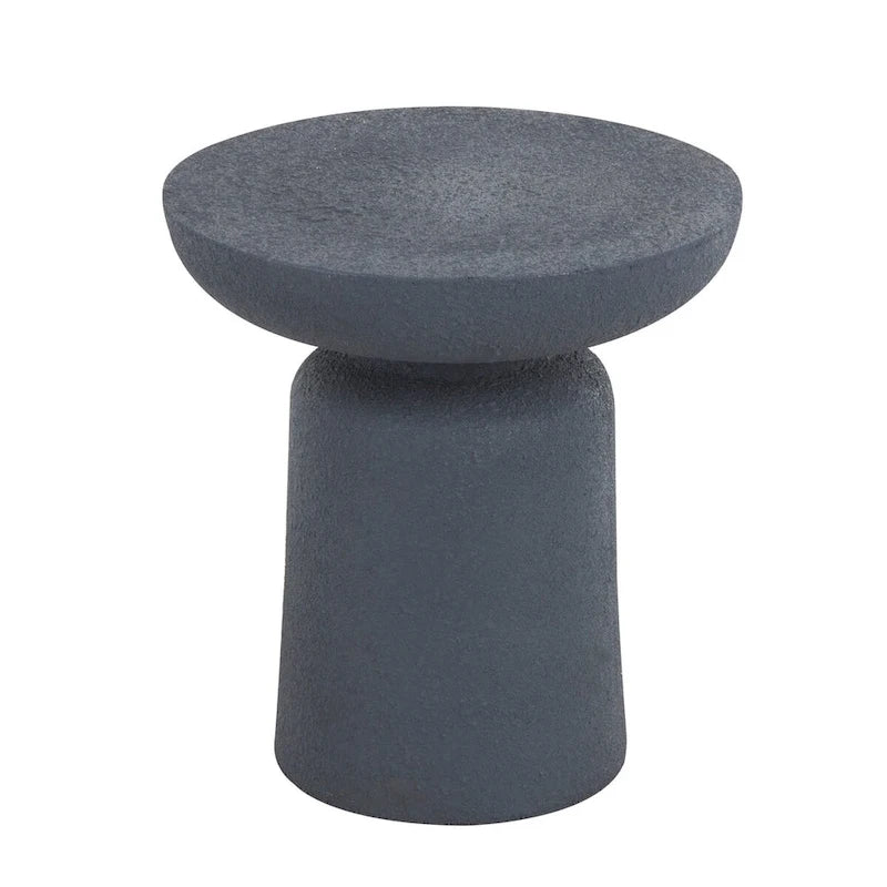 Magnesiumoxid Outdoor-Beistelltisch – Dunkelgrau oder Weiß – Roche River Decor