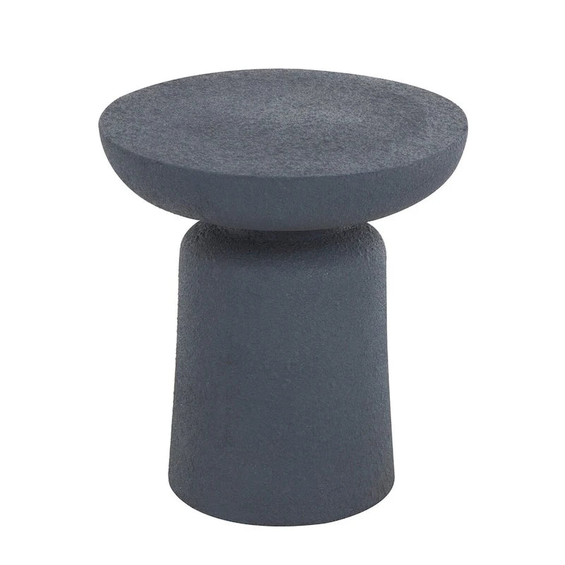Magnesiumoxid Outdoor-Beistelltisch – Dunkelgrau oder Weiß – Roche River Decor