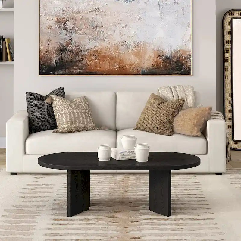 Alma 48 Breit Ovaler Couchtisch - 47.63 Breit