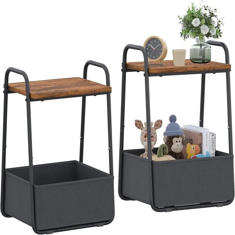 Beistelltisch-Set, 2-teilig – 43T x 37B x 61H cm