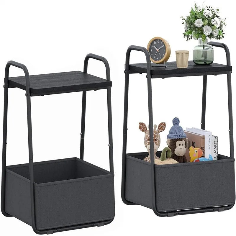 Beistelltisch-Set, 2-teilig – 43T x 37B x 61H cm