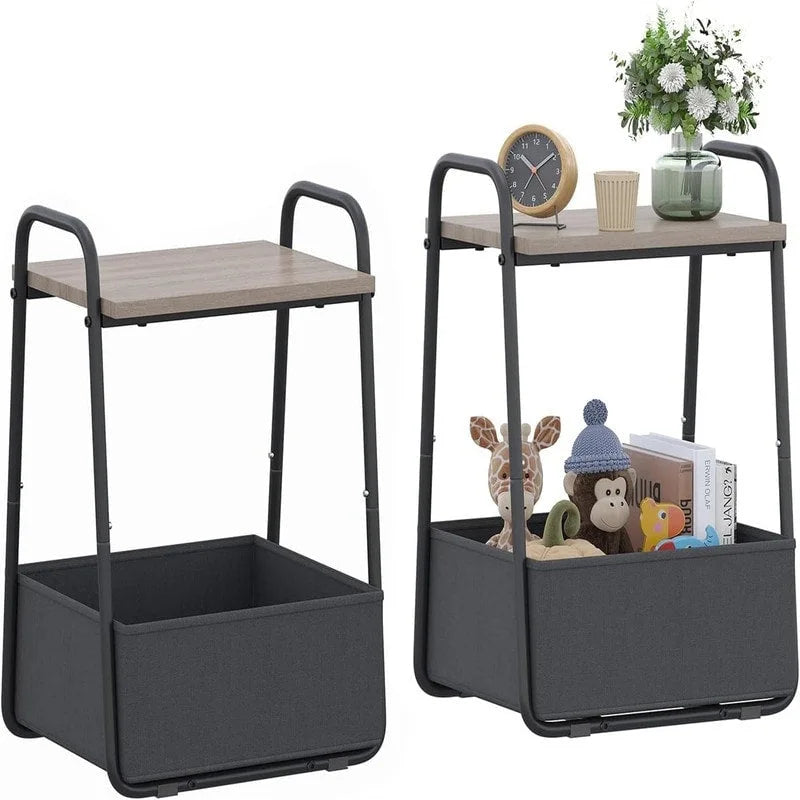 Beistelltisch-Set, 2-teilig – 43T x 37B x 61H cm