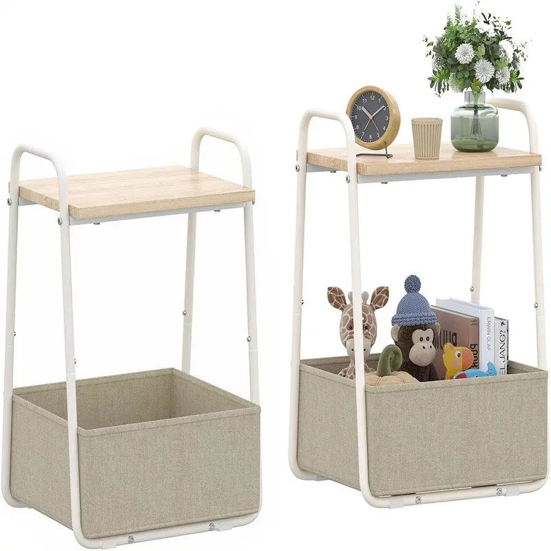 Beistelltisch-Set, 2-teilig – 43T x 37B x 61H cm