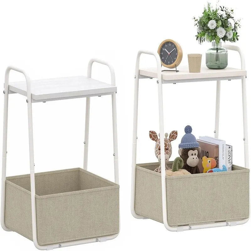 Beistelltisch-Set, 2-teilig – 43T x 37B x 61H cm