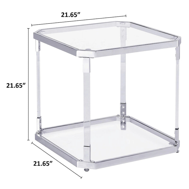 Glas-Beistelltisch