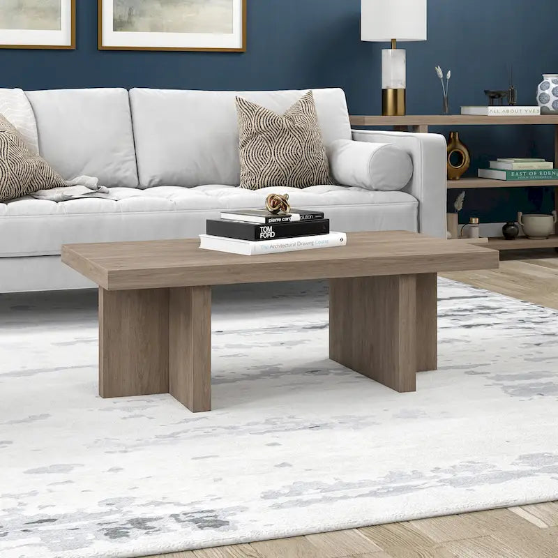 Dimitra 44 Breiter rechteckiger Couchtisch – 44 Breit