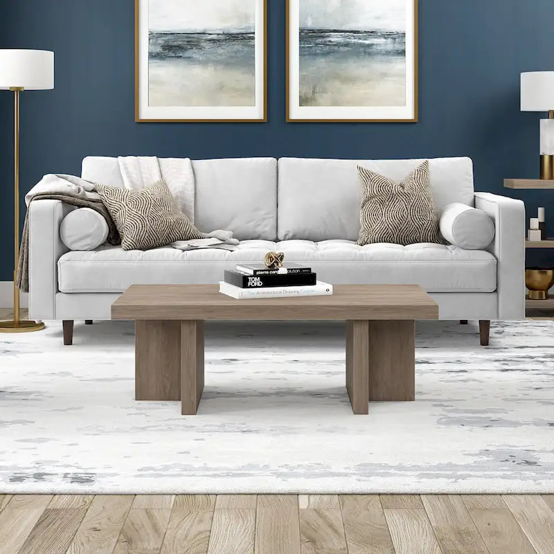 Dimitra 44 Breiter rechteckiger Couchtisch – 44 Breit