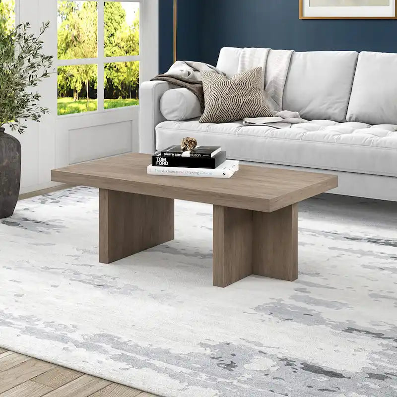 Dimitra 44 Breiter rechteckiger Couchtisch – 44 Breit