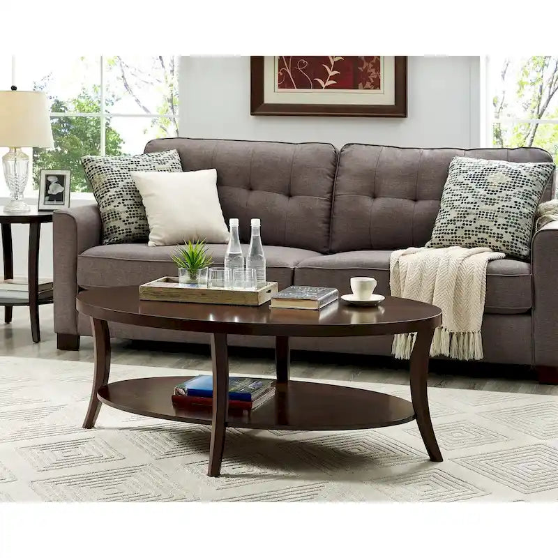 3-teiliges Couchtisch-Set mit Ablage
