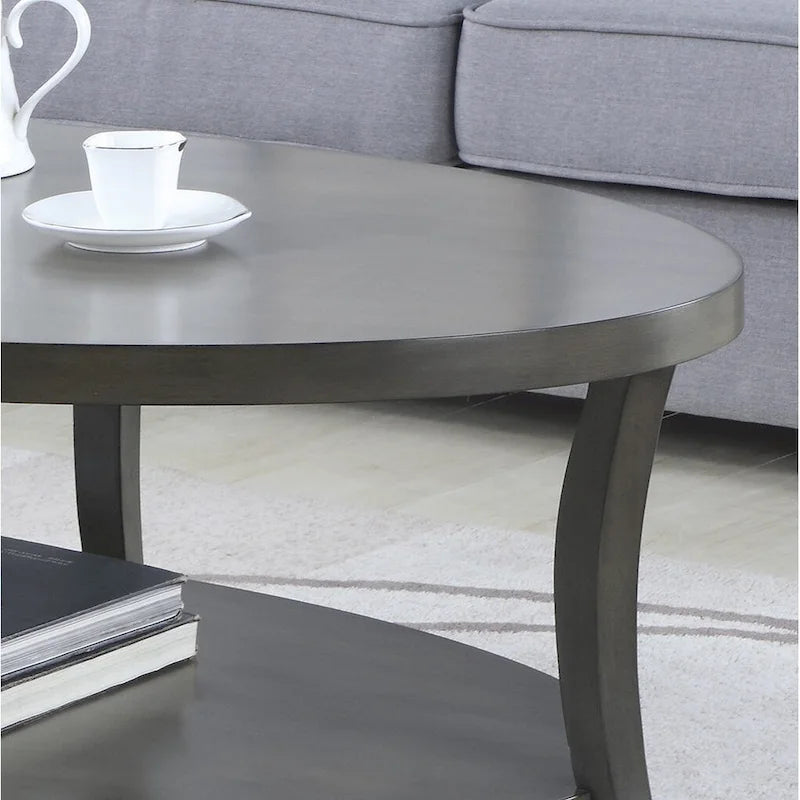 3-teiliges Couchtisch-Set mit Ablage