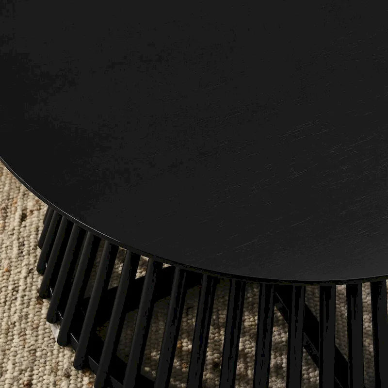 Moderner minimalistischer Couchtisch, Massivholz-Couchtisch, Couchtisch im nordischen Stil, schlichtes Design, für Zuhause geeignet