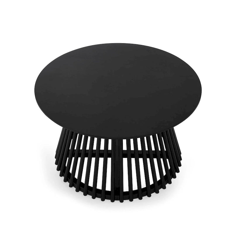 Moderner minimalistischer Couchtisch, Massivholz-Couchtisch, Couchtisch im nordischen Stil, schlichtes Design, für Zuhause geeignet
