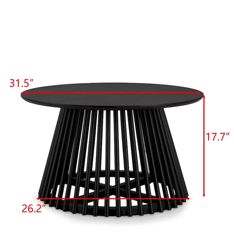 Moderner minimalistischer Couchtisch, Massivholz-Couchtisch, Couchtisch im nordischen Stil, schlichtes Design, für Zuhause geeignet