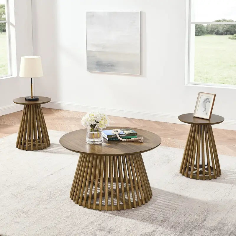 Moderner minimalistischer Couchtisch, Massivholz-Couchtisch, Couchtisch im nordischen Stil, schlichtes Design, für Zuhause geeignet