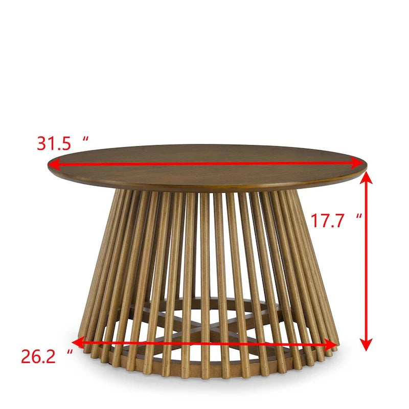 Moderner minimalistischer Couchtisch, Massivholz-Couchtisch, Couchtisch im nordischen Stil, schlichtes Design, für Zuhause geeignet