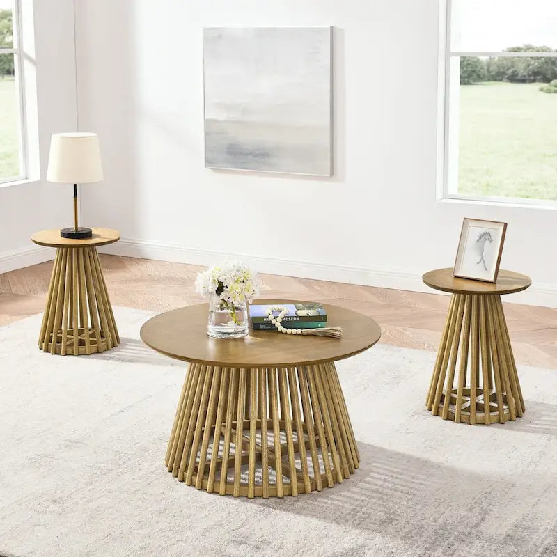 Moderner minimalistischer Couchtisch, Massivholz-Couchtisch, Couchtisch im nordischen Stil, schlichtes Design, für Zuhause geeignet