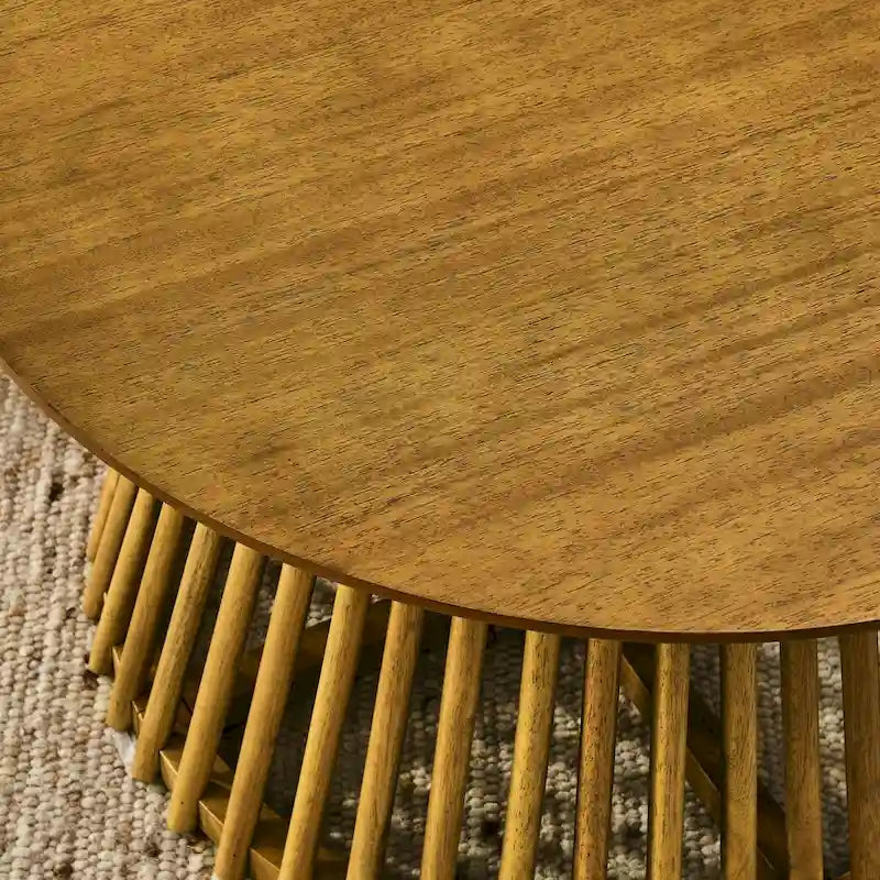 Moderner minimalistischer Couchtisch, Massivholz-Couchtisch, Couchtisch im nordischen Stil, schlichtes Design, für Zuhause geeignet