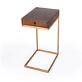 Alec Beistelltisch C-Form mit 1 Schublade