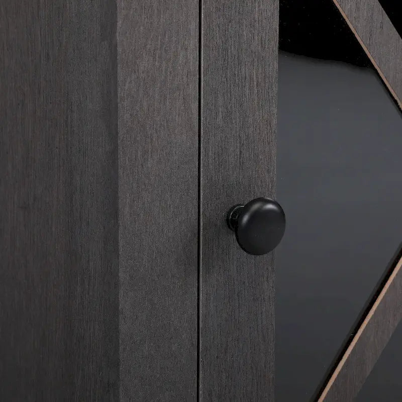 2er-Set Nachttisch im Industrial-Design mit Tür