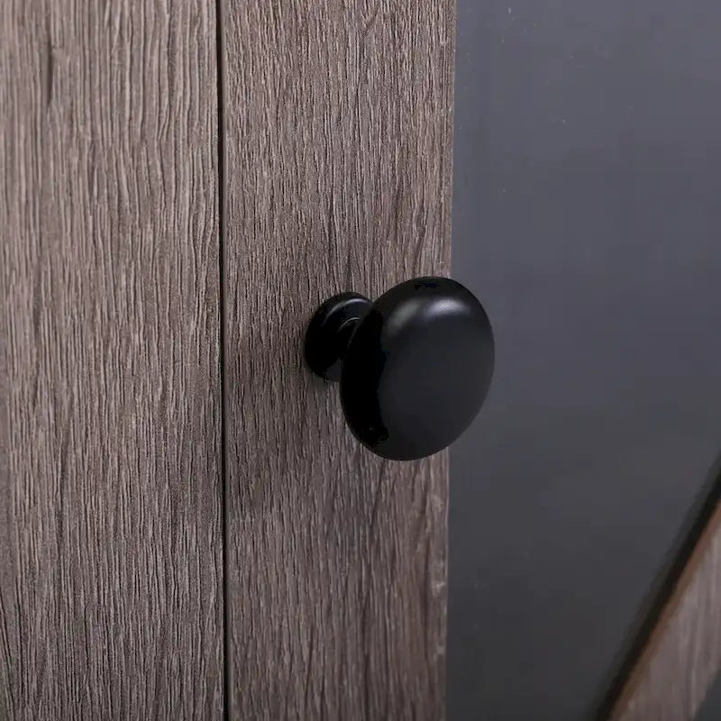 2er-Set Nachttisch im Industrial-Design mit Tür
