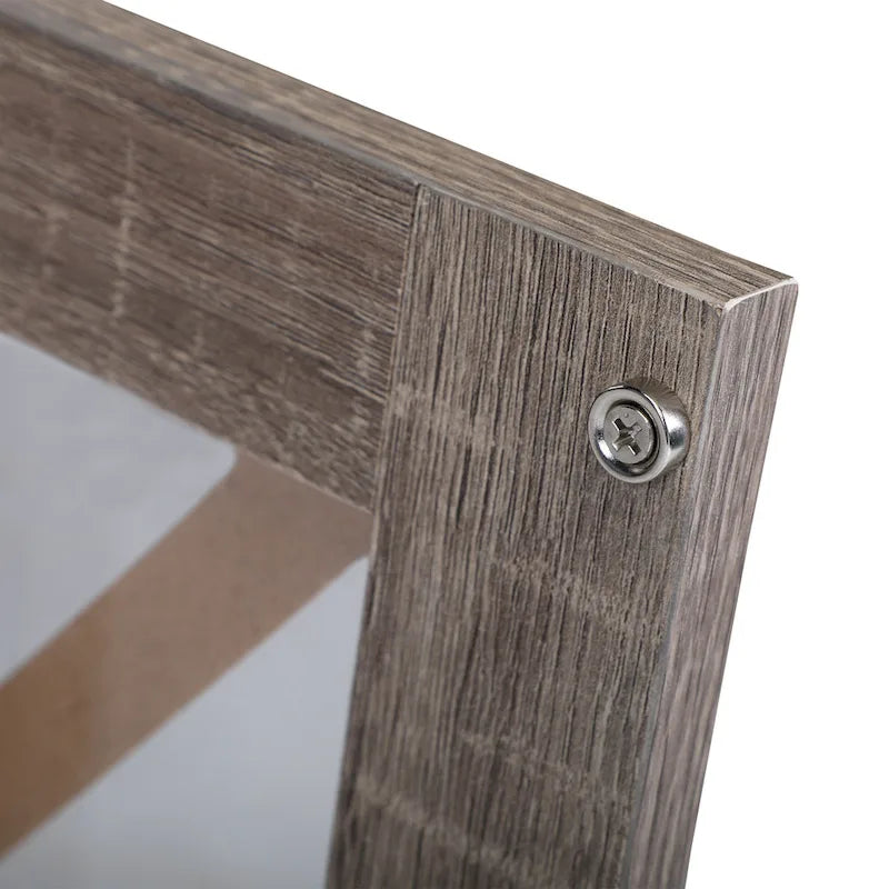 2er-Set Nachttisch im Industrial-Design mit Tür