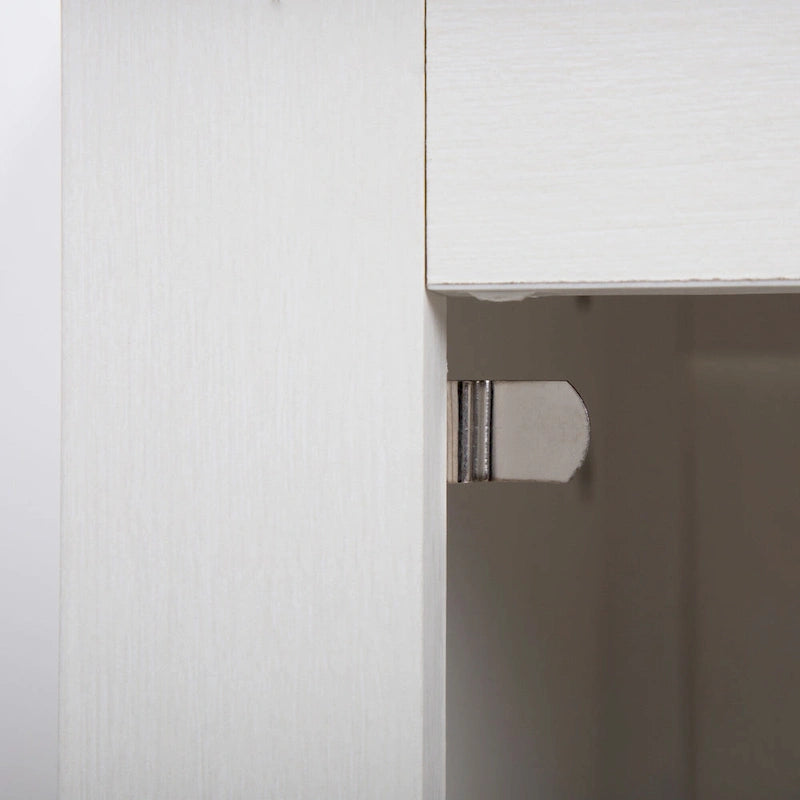 2er-Set Nachttisch im Industrial-Design mit Tür