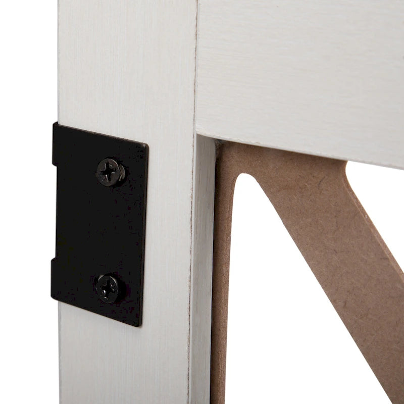 2er-Set Nachttisch im Industrial-Design mit Tür