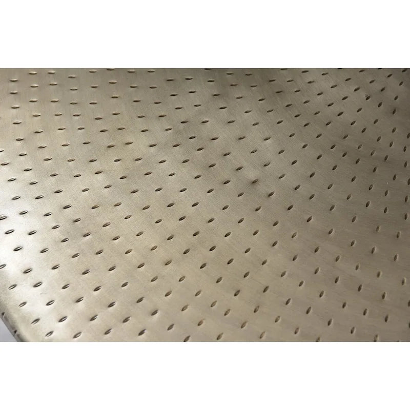 Drum Alevi Beistelltisch aus Silber und Eisen – 91 cm