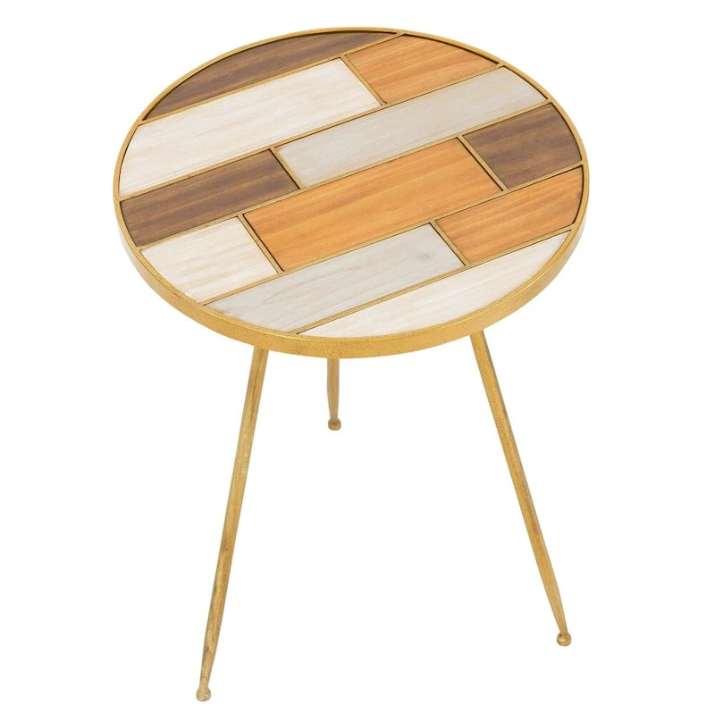Atonvale runder Akzenttisch – 56 cm H x 41 cm B x 41 cm T