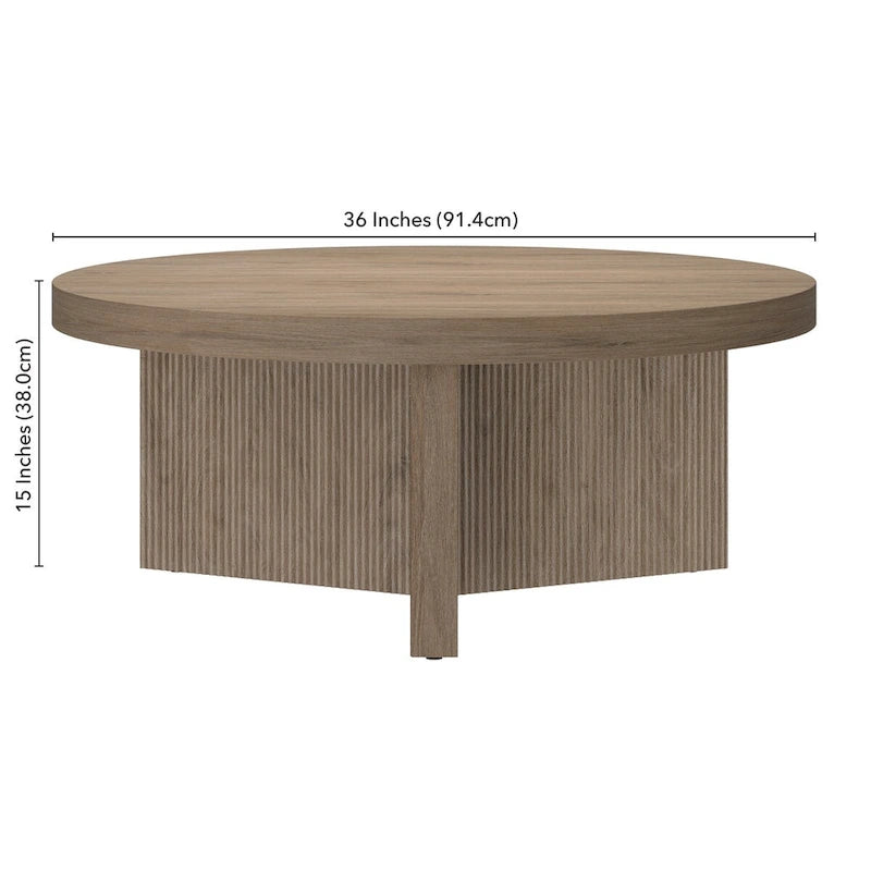 Holm 36 Breiter Runder Couchtisch – 36 Breit