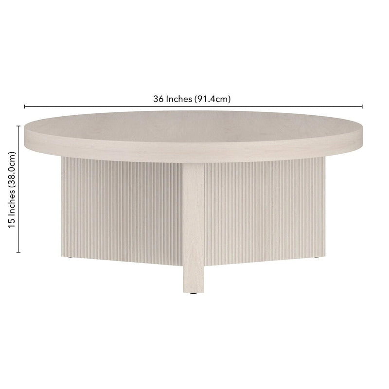 Holm 36 Breiter Runder Couchtisch – 36 Breit