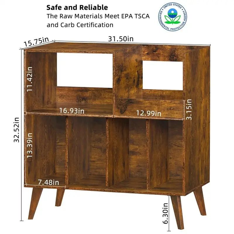 Großer Plattenspielerständer - 15,75T x 31,5B x 32,52H