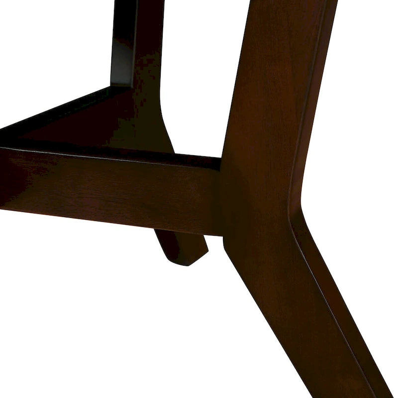Mid-Century runder Couchtisch aus Holz für Wohnzimmer Landhausstil