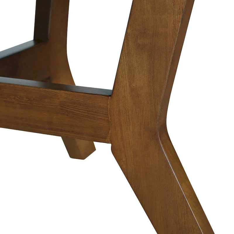 Mid-Century runder Couchtisch aus Holz für Wohnzimmer Landhausstil