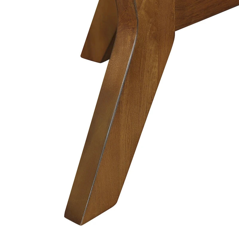 Mid-Century runder Couchtisch aus Holz für Wohnzimmer Landhausstil