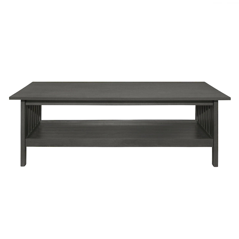 Wiston 3-teiliges Tisch-Set, 1 Couchtisch, 2 Beistelltische, Antikgraues Holz
