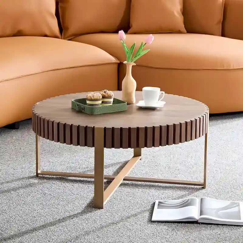 Runder Couchtisch für das Wohnzimmer